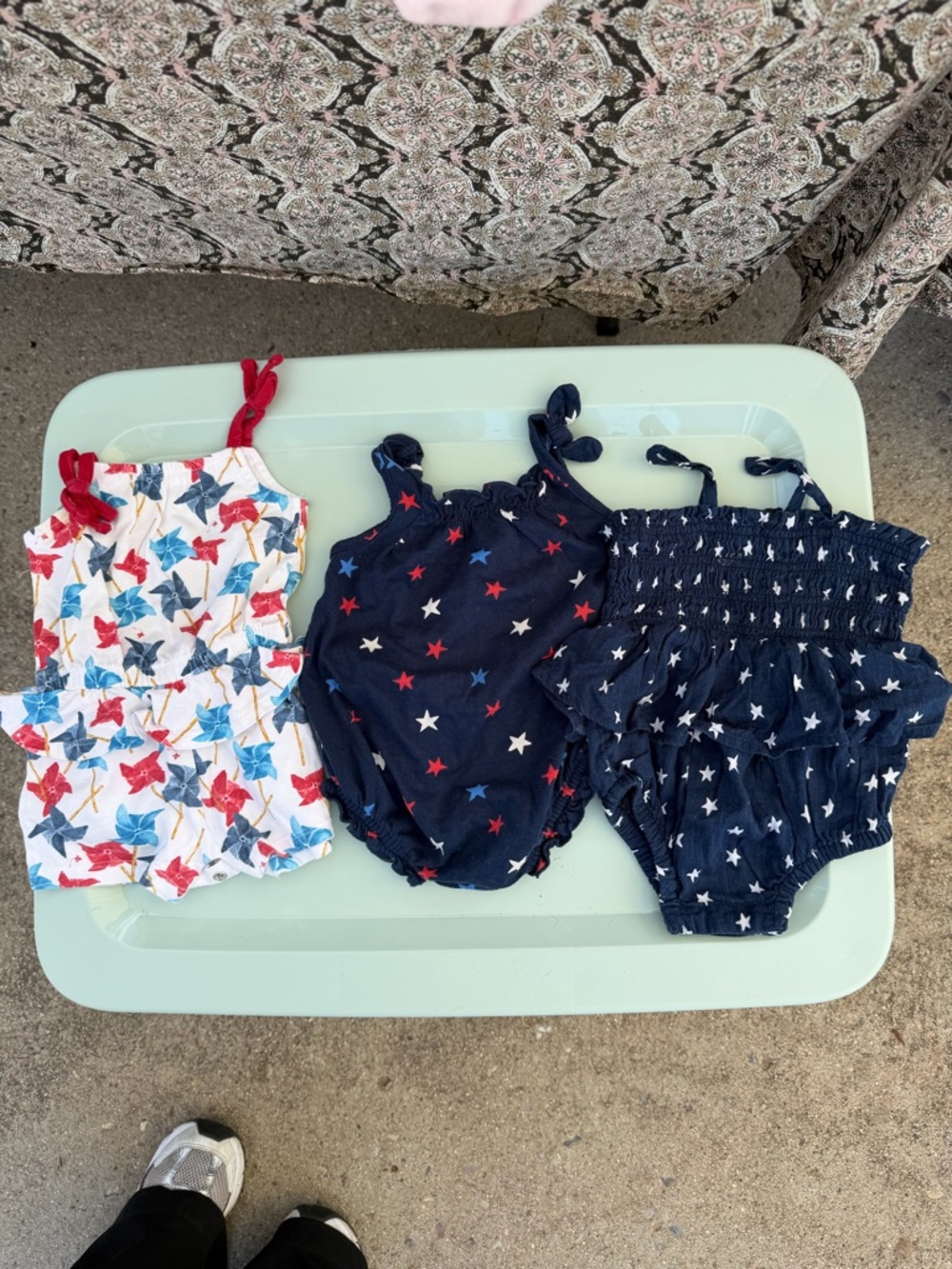 Old Navy Girls One-Piece Bodysuits - 4th of July outfit